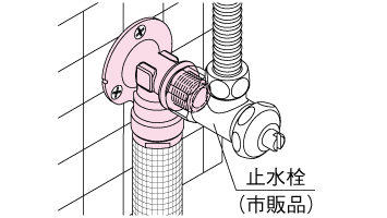 送り座付ソケット